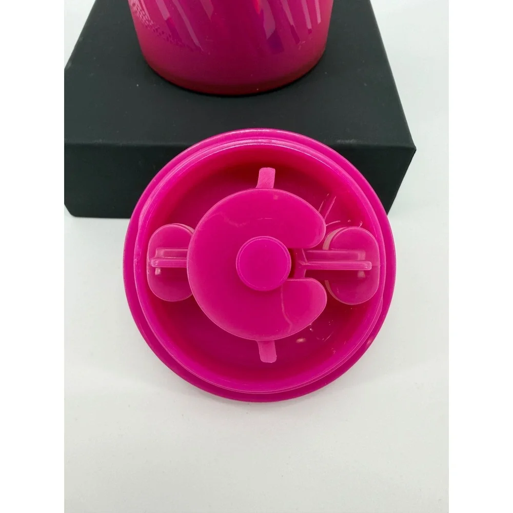 Starbucks‎ Travel Tumbler Unisex 16oz Hot Pink Geometric Textured Reusable Mug